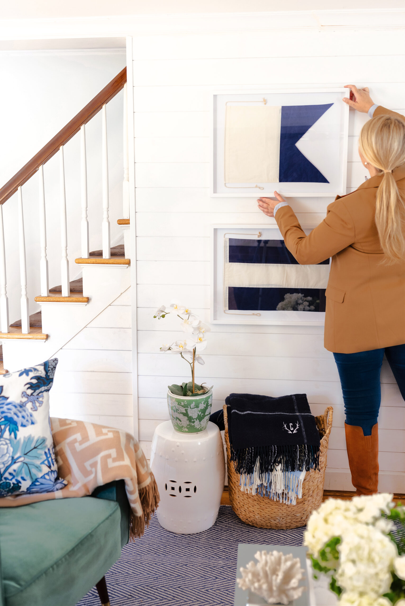 Our Living Room & Entry Way Reveal | Kristy & New England